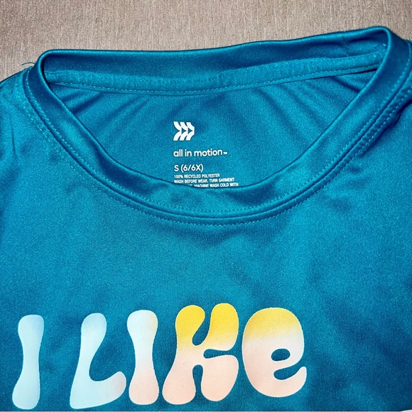 All In Motion “I like Where We Are Going” Athletic MATCHING SET Pants and Shirt - Picture 6 of 6